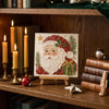 Christmas Sea Glass Mosaic Art Kit, Santa Claus Craft Set