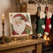 Christmas Sea Glass Mosaic Art Kit, Santa Claus Craft Set