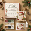 Christmas Sea Glass Mosaic Art Kit, Santa Claus Craft Set