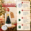 Christmas Tree in a Bottle Ornament, Snowy Holiday Keepsake