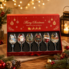 Christmas Wine Glasses Gift Set, Festive Holiday Goblets Box