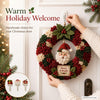 Christmas Wreath DIY Craft Kit, Beginner No-Sew Poke Art Set