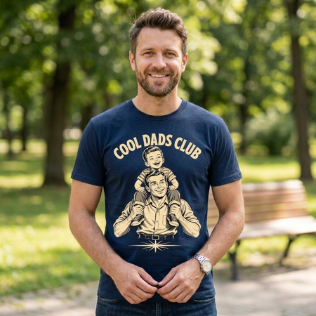 Cool Dads Club Shirt, Retro Father and Son Graphic Tee