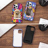 Personalized Pet Photo Phone Case, Custom Name, Dog Cat Gift
