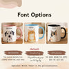 Custom Pet Photo Mug with Name, Funny Dog Mom Coffee Cup Gift
