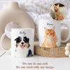 Custom Pet Photo Mug with Name, Funny Dog Mom Coffee Cup Gift