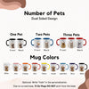 Custom Pet Photo Mug with Name, Funny Dog Mom Coffee Cup Gift