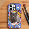 Personalized Pet Photo Phone Case, Custom Name, Dog Cat Gift