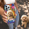 Personalized Pet Photo Phone Case, Custom Name, Dog Cat Gift