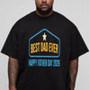 Best Dad Ever T-Shirt, Retro Badge Design, Happy Father's Day 2026