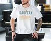 Black unisex t-shirt with dad tax dictionary definition print, humorous gift tee for fathers