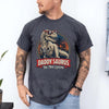 Daddysaurus T-Rex Shirt for Dad, Funny Dinosaur Father Tee