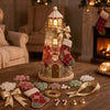 DIY Coastal Christmas Lighthouse Kit, Sea Glass Craft for Adults