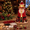 DIY Coastal Christmas Lighthouse Kit, Sea Glass Craft for Adults