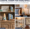 DIY Coastal Christmas Lighthouse Kit, Sea Glass Craft for Adults