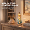 DIY Coastal Christmas Lighthouse Kit, Sea Glass Craft for Adults
