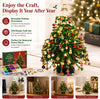 DIY Crystal Bead Christmas Tree Kit, Sparkling Desk Decoration