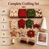 DIY Quilted Christmas Tree Sewing Kit, Holiday Craft Gift