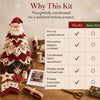 DIY Quilted Christmas Tree Sewing Kit, Holiday Craft Gift