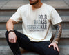 Funny Badass Man T-Shirt, Bold Bad Superhuman Gift for Him