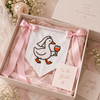 Bride To Be Silly Goose Wine Glass Bachelorette - Embroidered Pennant Banner