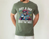 Funny Dad Milk Shirt, Skeleton Cool Dad Tee, Father's Day Gift