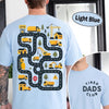 Construction Road Track Dad Tee, Tired Dads Club, Father's Day Gift
