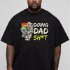 Funny Dad Shirt, Skeleton on Toilet Tee, Hilarious Father Gift