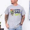 Funny Dad Shirt, Skeleton on Toilet Tee, Hilarious Father Gift