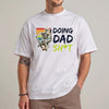 Funny Dad Shirt, Skeleton on Toilet Tee, Hilarious Father Gift