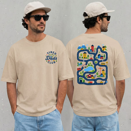 Dad Life Tee, Play Cars On My Back, Funny Father's Day Shirt