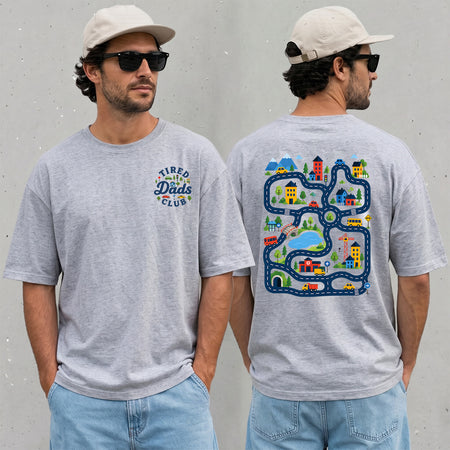 Dad Life Tee, Play Cars On My Back, Funny Father's Day Shirt