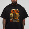 Funny Dad Bigfoot T-Shirt, Always Came Back With the Milk