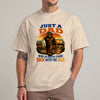 Funny Dad Bigfoot T-Shirt, Always Came Back With the Milk