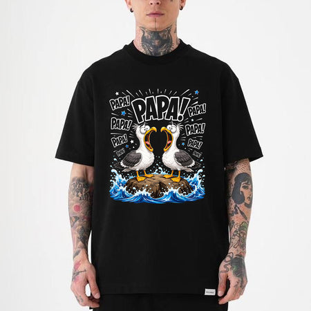 Funny Seagull Dad Shirt, Papa Bird Tee, Father's Day Gift
