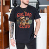 black girl dad club shirt featuring a cool teddy bear with sunglasses holding a coffee mug, princess problems handler text