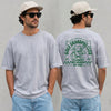 Sport Grey unisex golf grandpa shirt with 'Golf Grandpas Club – Best Grandpa By Par' retro graphic on the back