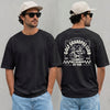 Black unisex golf grandpa shirt with 'Golf Grandpas Club – Best Grandpa By Par' retro graphic on the back