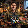 Guitar Picks Advent Calendar, Music Gift Set with Pick Case