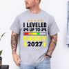 Leveled Up to Daddy 2027 Shirt, New Dad Gamer Tee Gift