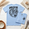 Funny Dad Shirt, Skeleton on Toilet Tee, Father's Day Gift