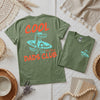 Personalized Cool Dads Club Shirt, Custom Name Surf Alligator Tee