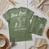 Best Dad By Par Golf Shirt, Funny Father's Day Tee for Golfers