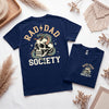 Rad Dad Society Shirt, Cool Father Skull Snake Tee, Dad Gift