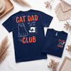 Cat Dad Club Shirt, Funny Cat Lover Tee, Gift for Cat Dad