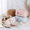 Personalized Birth Flower Makeup Bag with Custom Name, Gift for Her