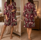 Personalized Bridesmaid Robe, Custom Name Floral Wedding Gift