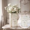 Custom Name Book Vase, Personalized Wedding Gift, Vintage Love Story Decor