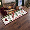 Personalized Christmas Family Runner Rug, Custom Name Stockings