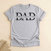 Personalized Dad Shirt With Kids Names, Custom Father Tee